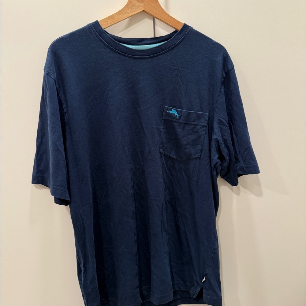 Tommy Bahama Navy Blue Short Sleeve Tee